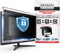 Akamai Office Products Easy On/Off Removable 23.0-24.0 Inch (Diagonally Measured) Acrylic Monitor Privacy Screen Filter for Widescreen Computer Monitors ANTI-GLARE