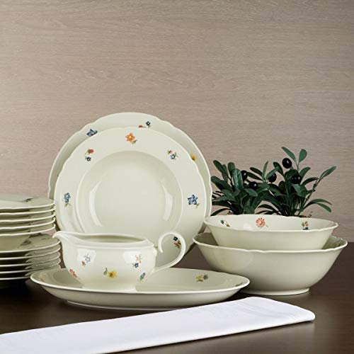 Seltmann Weiden 001.295914 Marieluise Blütenmeer Tafelservice 16-teilig, Porzellan, Bunt
