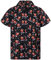 King Kameha Funky-Hawaii-Hemd, Weihnachten, Herren, Kurzarm, Christmas-Snow-Cloud-Santa, Schwarz, 6XL