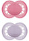 MAM Original Schnuller im 2er-Set, zahnfreundlicher Baby Schnuller aus nachhaltigen & bio-erneuerbaren Materialien, Sauger aus MAM SkinSoft Silikon, mit Schnullerbox, 6-16 Monate, lila/pink
