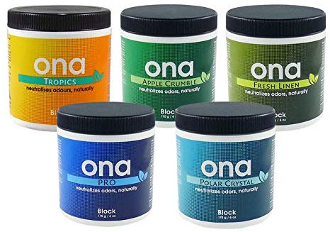 Weedness ONA Block Polar Crystal 170g - Geruchsneutralisation Abluft Grow Indoor Tiere Küche Katze Hund Wohnung Auto Gel Rauch Schuhe Spray Katzenurin