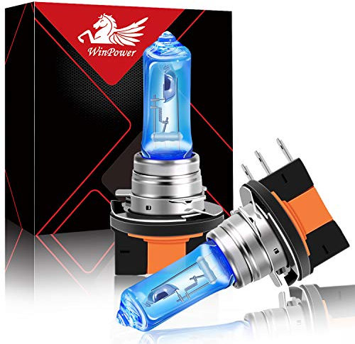 WinPower H15 12V 15/55W Halogen Birne Standlicht Tagfahrlicht Fernlicht Glühlampe Auto Lampe, 2 Stück