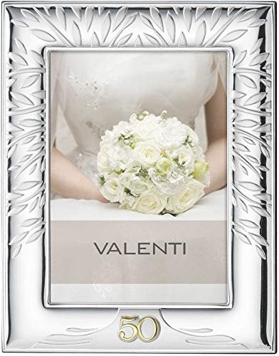 Cornice in argento con albero della vita 50 anni di matrimonio Valenti Argenti per 50 anniversario di Matrimonio