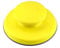 QWORK® Round Hand Sanding Block, Hand Polishing Block with Hook and Loop Disc Ideal for Woodworking Home Crafts Automobile (5 Inch)