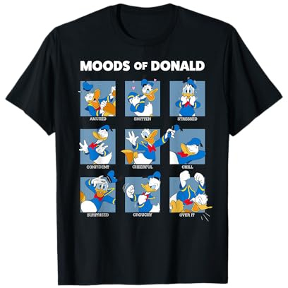 Disney Mickey And Friends Donald Duck Moods Box Up T-Shirt