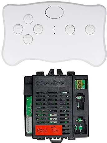 2.4G Bluetooth Fernbedienung und Steuerkasten für Kinder Elektrofahrzeug, Fernsteuerung RX42 Controller Platine Elektro Kinderauto Elektrische Spielzeug 1