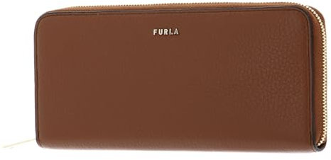 FURLA Babylon Zip Around Slim XL Cognac H