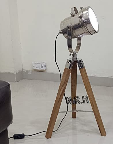 Lampade da tavolo treppiede vintage per soggiorno camera da letto, proiettore in piedi lampade da scrivania per sala lettura tavolo arredamento