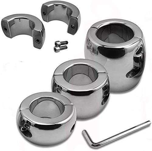 SHAIMS Eichelring Extra Schwer hodenstrecker edelstahl Penisringe Cockring Set für Männer Enhancer Keuschheit Ringe mit Schraubenschlüssel und Schraube, Penisringe (Size : 30mm)