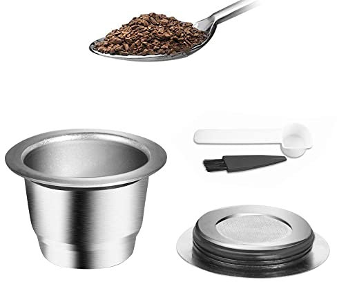 Daoco Kaffeekapseln Edelstahl Kaffeemaschine Pod Filter Tasse 0,13 Unzen Kapazität für U CitiZ Pixie Le Cube Maestria Lattissima Inissia Konzept Essenza Kaffeemaschine