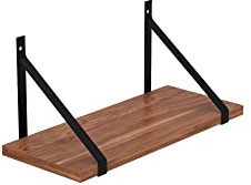 AKKE Hängeregal Gino Wandregal Kinderzimmer Küche Wohnzimmer Badezimmer Loft Büro Regale für Wände Regalbrett für Wand-Deko Küchenregal Moderne Wandboard Bücherregal Wand Burgund 80x20 cm