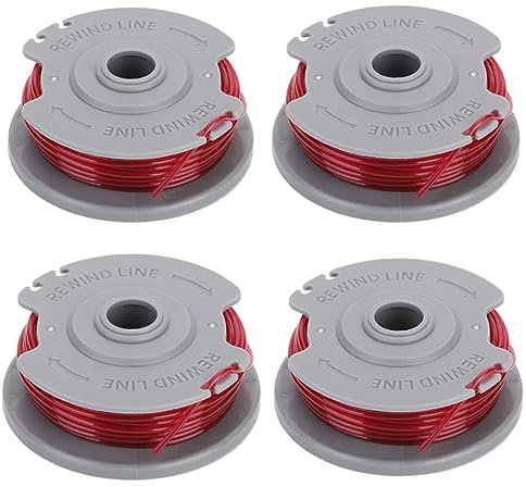 lohill 4 Stücke Ersatzspule für Gardena 5306-20 Art 8844 8845 TurboTrimmer SmallCut 300, Rasentrimmer Fadenschneider Ersatz-Trimmerspule Ersatzfadenspule