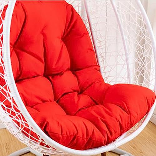 Earnmore Dicke Hängekorb Stuhl Bank Kissen Pad, Garten Ei Hängematte Stuhl Schaukel Stuhl Sitzkissen, Weiche Indoor Outdoor Möbel Liege Matte mit Rückenlehne