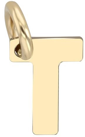 Akzent Golden Initials Unisex-Kettenanhänger Buchstabe 375er 9 Karat Gold 5510073 (T)