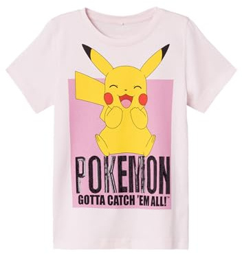 NAME IT Mädchen Nkfjumma Pokemon Ss Top Noos Sky T-Shirt