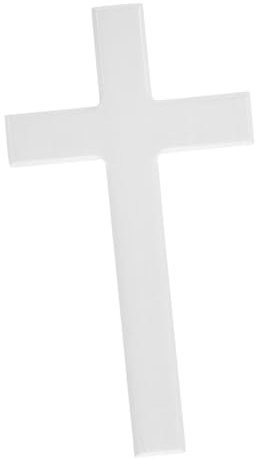 Zerodeko Kreuzen Religiöser Kreuzschmuck Heiliges Kreuz Kruzifix-wandbehang Christliches Religiöses Kreuz Für Die Kreuze Kruzifix Rustikal Holz Stehend Das Kreuz Hölzern Olivenholz Weiß