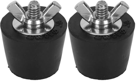 2 Piezas Tapones de Invierno para Piscina, Tapón de Expansión de Goma para Piscina, Accesorios de Invierno para Tuberías de Piscina(32mm)