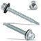 80 Pièces Vis Autoforeuse Metal 6,3x50 mm Inox Bac Acier Hexagonale Autoperceuse pour Metal Vis Etanche Avec Joint Tole Toiture Autoforante Auto Foreuse pour Plus Fixation (Argenté)