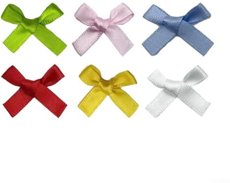 Weihnachtsbaum-Schleifen, Party-Dekoration, 100 Stück, verschiedene Farben (weiß)