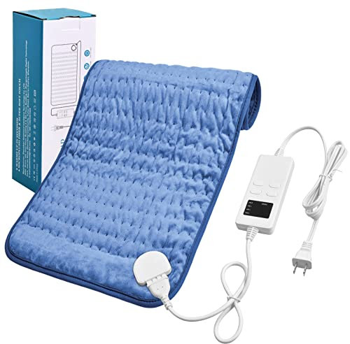 Almohadilla térmica eléctrica con apagado automático, tecnología de calentamiento rápido y protección contra sobrecalentamiento, 6 niveles de temperatura, 4 tipos (40 * 76 cm)