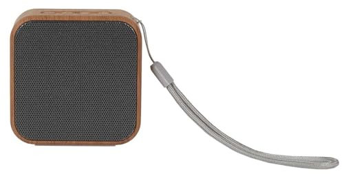 Be Mix, HT0042, Enceinte sans Fil Finition Bois 3W, Enceinte sans Fil en Bois, légère et compacte, Autonomie de 5-6h, portabilité optimale, Son Clair et Puissant, connectivité sans Fil