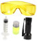 ULTECHNOVO 1 Set Klimaanlage Leck Auto Klimaanlage Auto UV Farbstoff Leck Kit Farbstoff Kit Auto Tester Werkzeuge Brillen Leck Öl Leck Farbstoff Metall