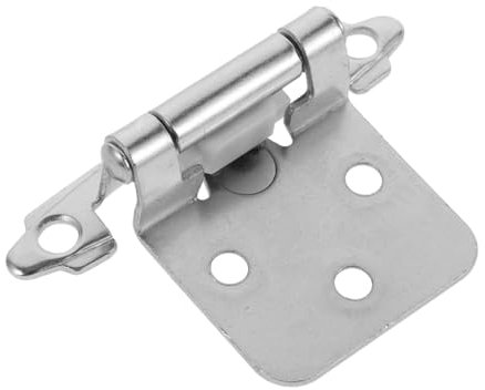 OSOLADY Charnière De Cabinet Heavy Duty Pouce avec Mécanisme Auto-fermant pour Camping-Car Et Ameublement Installation Facile Et Durable Nickel