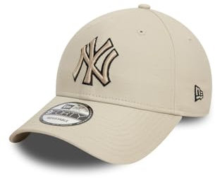 New Era Baseball Cap Team Outline 9Forty New York Yankees Stone Black