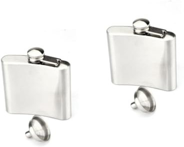 ABOOFAN Mini 2st Für Männer Aus 5 Oz Edelstahlkolben Mit Silver