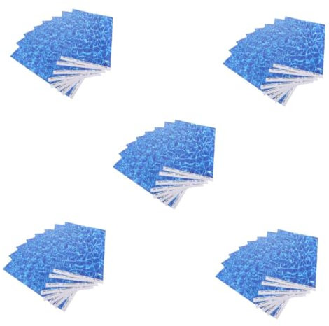 Abaodam 5sets Water Pattern Paper Stickers Aquarium Background Wall Ornament Water Grain Sticker Ocean Pattern Sticker for Sand Table Water Pattern Poster Wall Posters Blue 10sheets*5