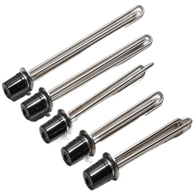 CSFFA 304 Stainless Steel Tri Clamps Water Heating Resistance Tube 1.5KW 2.5KW 4.5KW 5.5KW Flanged Brew Heater Rod(220V 3.5KW 260mm)