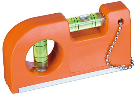 Blanko Wasserwaage mit Magnet und Clip 2er-Set