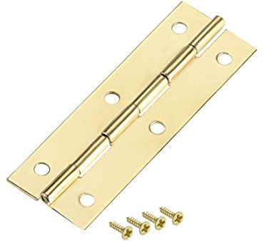 sourcing map 20Stücke Schmuck Fall Holzkiste Scharniere Armaturen Golden 2,3Kleine