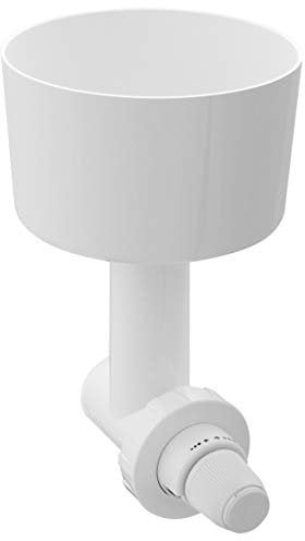 Messerschmidt Getreidemühlen 58513 Getreide-Mühle für Kitchen-Aid Set mit Auslauf-Schütte Weiß Bewährtes Zubehör