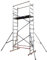 Home Master DIY Gerüstturm | Aluminium-Gerüst für zu Hause | 150 kg Tragfähigkeit, schnelle Montage, Falltürplattform | 5 m + 4 Ausleger