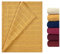 GFD - Colcha Multiusos Clásica para Sofá y Cama Algodón Poliéster, Manta Foulard Cómoda y Suave, Plaid para Cama Colores Vivos, Cubrecama, Cubre sofá (Amarillo, 125 x 180)