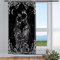 Violetpos Vorhänge Gardinen für Wohnzimmer Schlafzimmer 1 Stück Totenkopf Küssende Liebhaber Romantisches Menschliches Skelett 135x175cm W/H