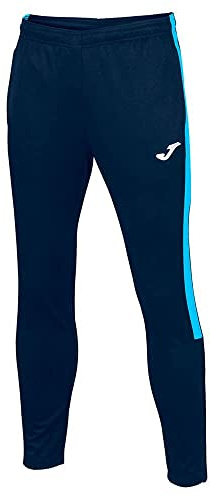 Joma Herren Lange Hose Eco Championship Sporthose, Marineblau, Türkis, fluoreszierend, XXXXXXS
