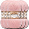 Hobby YARN Alize 5x 100g Angora Gold Türkische Premium Wolle Dünne Mohair aus Schurwolle Babywolle als Strickgarn Handstrickgarn Einfarbig Uni Yarn (Wedding Pink | 363)