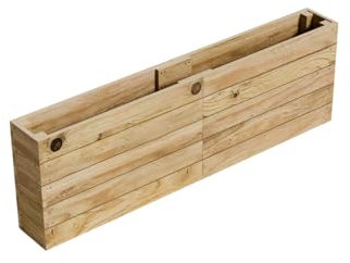 Conka Garden - Wooden Raised Bed Kit - Large Garden Planters for Vegetables, Herbs, Flowers – Start Growing Plants Earlier & Better - Durable & Resistant FSC Treated Timber 30cm L x 240cm W x 76cm H