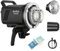 Godox MS300V MS300-V 300W Studioblitz mit aufgewerteter LED Modellierungslampe 2.4G Drahtlos X-System 5800±200K 0.1~1.8S Recyclingzeit Für Studio, Portrait, Commercial Photography(MS300V)