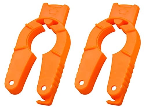 IUDWCG 2 Pcs Ouvre-bouteille multifonctionnel et amusant, ouvre-bouteille en plastique 4 en 1, ouvre-boîte facile, ouvre-couvercle à vis pour bocal, convient aux personnes âgées, aux mains faibles