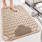 Tapis de Douche Antidérapant 120x80cm,Tapis Antidérapant Douche avec Ventouses et Trous de Drainage,Tapis Douche Antidérapant pour Salle de Douche et Baignoire,Lavable en Machine (Beige)