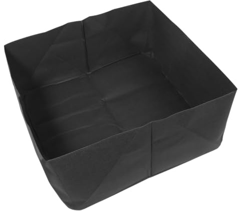 Supvox Pflanztaschen Vliesstoffbeutel 90X90X40Cm Schwarz Atmungsaktiv Wiederverwendbar für Blumen Gemüse Kräuter Garten Balkon Bauernhof Setzling Anzuchtbehälter Großes Fassungsvermögen