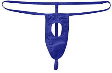 Bulge Stretch Bikini Men 's Briefs Unterhose Unterwäsche Weihnachtsengel Dessous (Blue, L) 2024 Sexy Unterwäsche