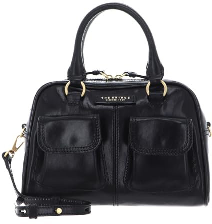 The Bridge Flora Handbag S Nero abb. ORO