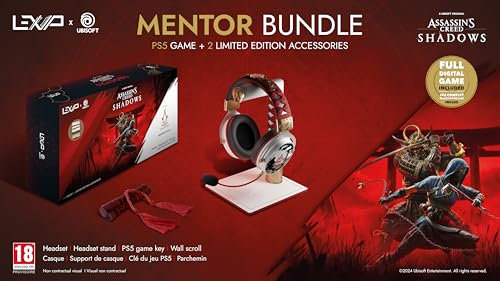 Lexip X Ubisoft Assassin's Creed Shadows Mentor : Jeu PS5 + Casque + Porte Casque