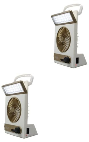 OSALADI 2 Piezas Ventilador De Luz Solar Ventilador Led Ventilador Multifunción Ventilador De Lámpara De Escritorio Admirador