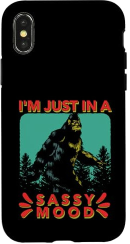 Sassy Sasquatch Funny Bigfoot Case for iPhone X/XS