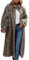 Faux Fur Coat Women Long, 2025 Furry Jacket Ladies UK Sale Womens Winter Coats Casual Lapel Long Sleeve Fleece Faux Fur Jacket Fuzzy Plush Trench Coats Fluffy Overcoat Windproof Outwear Teddy Cardigan